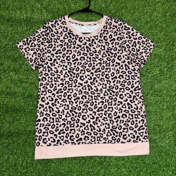 other Tops - Women's Retro y2k Leopard Print Short Sleeve